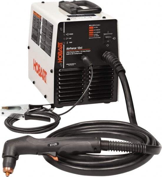 Hobart Welding Products 500564 Plasma Cutters & Plasma Cutter Kits; Maximum Cutting Depth: 0.1250in ; Duty Cycle: 35%@12A; 35%@12A ; Features: Fan-On-Demand 