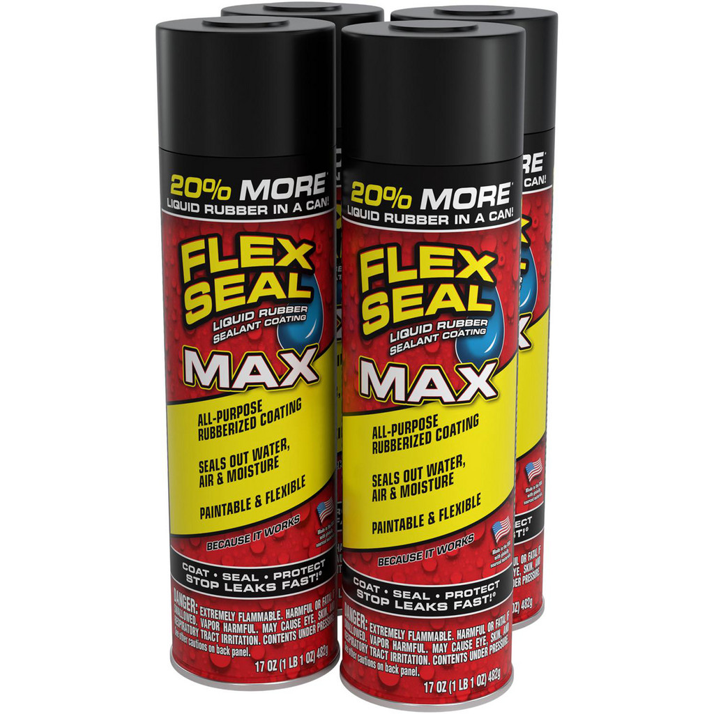 Flex Seal Flex Seal Max, Black, 17, oz. | Part #FSMAXBLK24