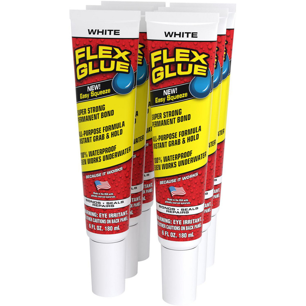 Flex Seal Flex Glue, White, 6 oz. Tube | Part #GFSTANR06