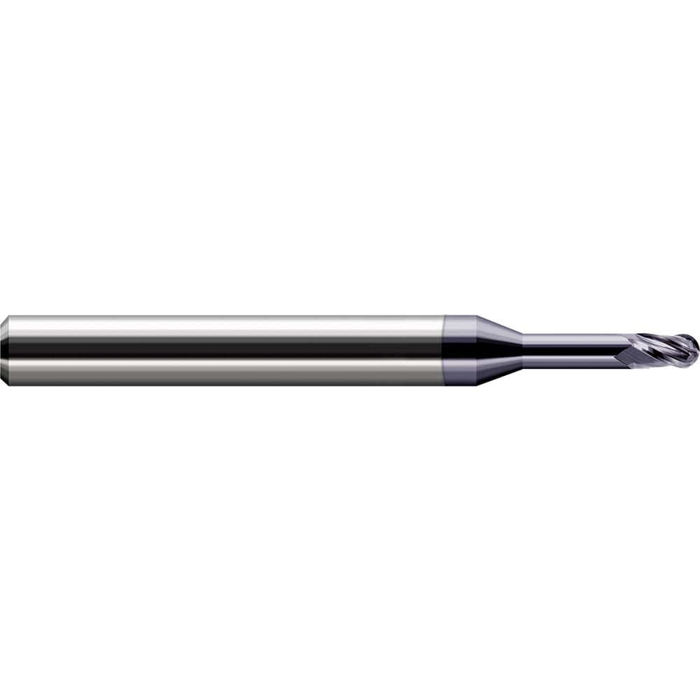 Harvey Tool 33524-C3 Ball End Mill: 0.375" Dia, 0.57" LOC, 3 Flute, Solid Carbide Image