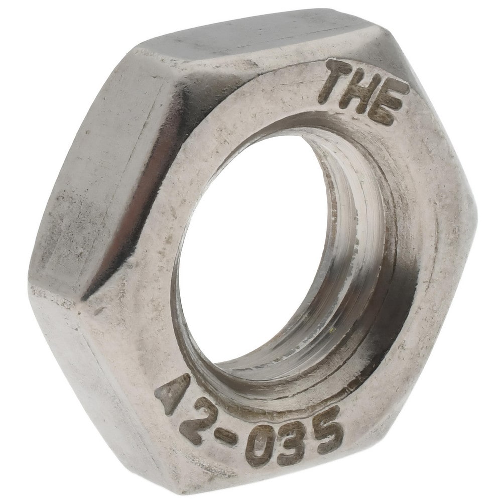 Hex Nut: M14 x 2, Grade 18-8 & Austenitic Grade A2 Stainless Steel, Uncoated