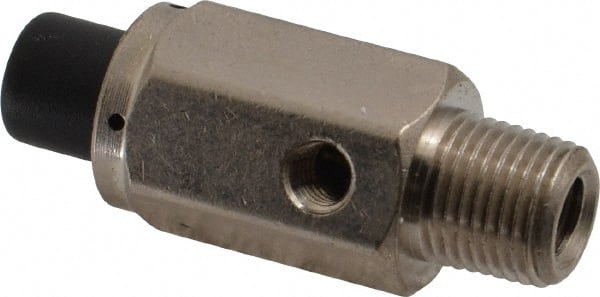 Push Button Air Valve: Normally Closed Actuator, 1/8" Inlet