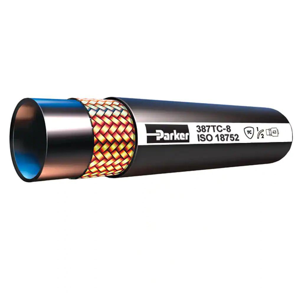-12 Hose Size, 3/4" ID x 1.1" OD, 3,000 psi Work Pressure Hydraulic Hose