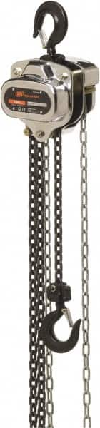 Ingersoll-Rand SMB005-10-8V Manual Hand Chain Hoist: 1,100 lb Working Load Limit 