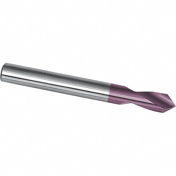 Magafor 888195H0800 Spotting Drill: 8 mm Dia, 90 ° Point, 2-3/8" OAL, Solid Carbide Image