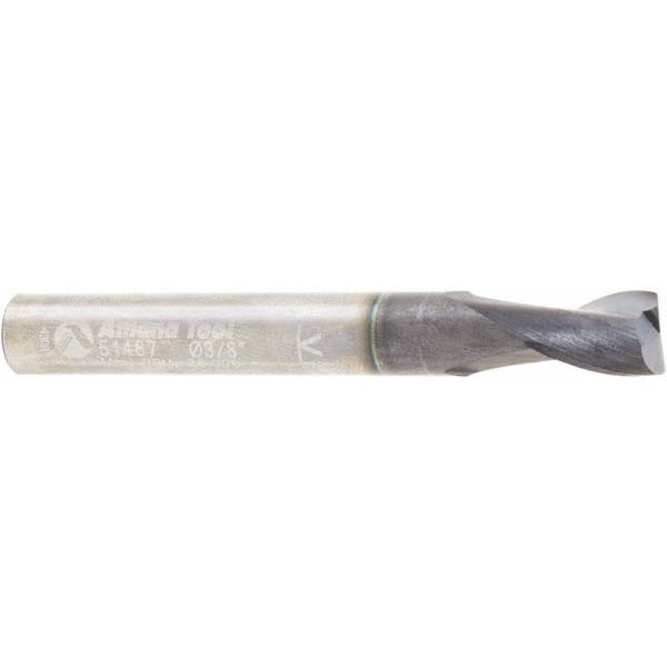 Amana Tool 3/8" Diam, 1/2" LOC, 2 Flute Solid Carbide Upcut Spiral