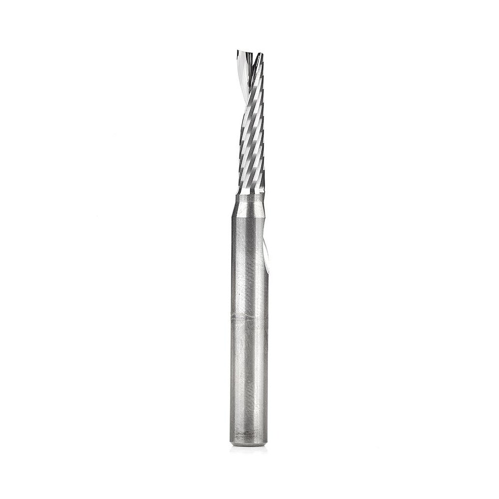 Amana Tool 51456 Spiral Router Bit: 0.187" Dia, 0.875" LOC, 1/4" Shank Dia, Upcut 