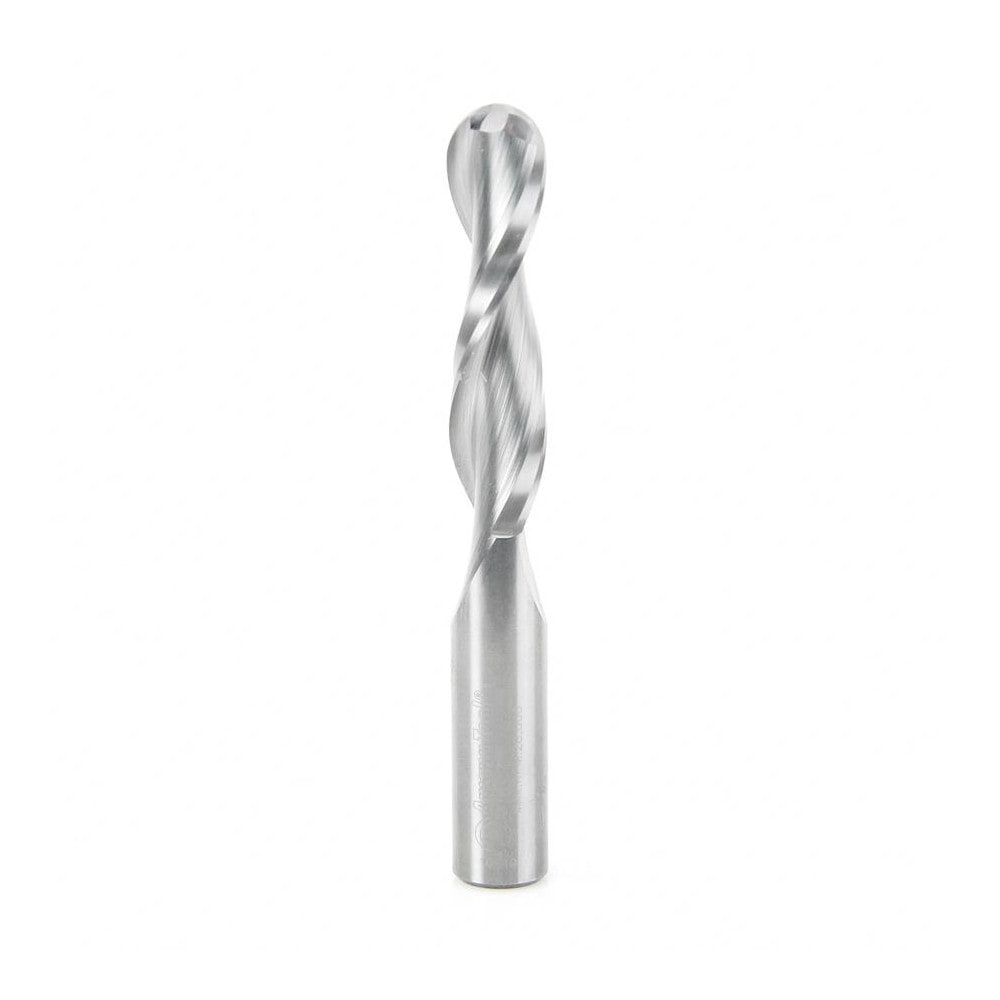 Spiral Router Bit: 0.5" Dia, 2.125" LOC, 1/2" Shank Dia, Upcut