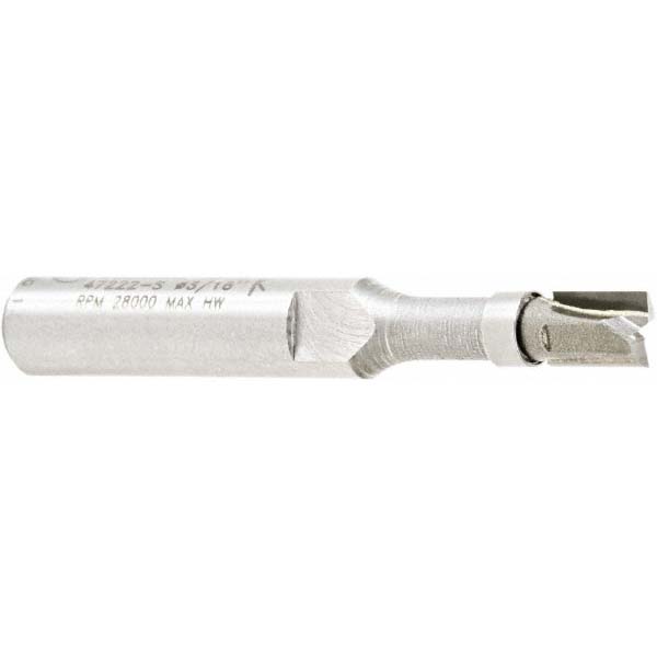 Amana Tool 3 16 Diam 1 4 Loc 2 Flute Carbide Tipped Edge Profile Flush Trim Router Bit 61348546 Msc Industrial Supply
