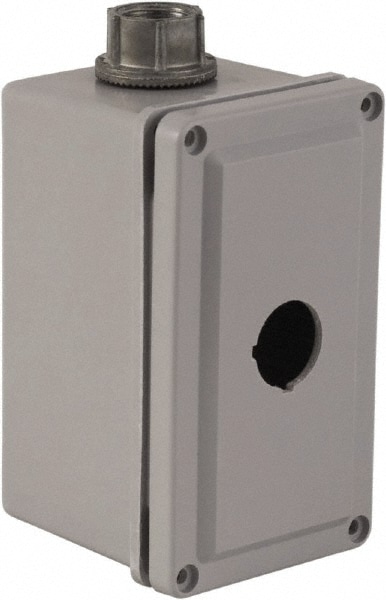 1 Hole, 30mm Hole Diameter, Plastic Pushbutton Switch Enclosure