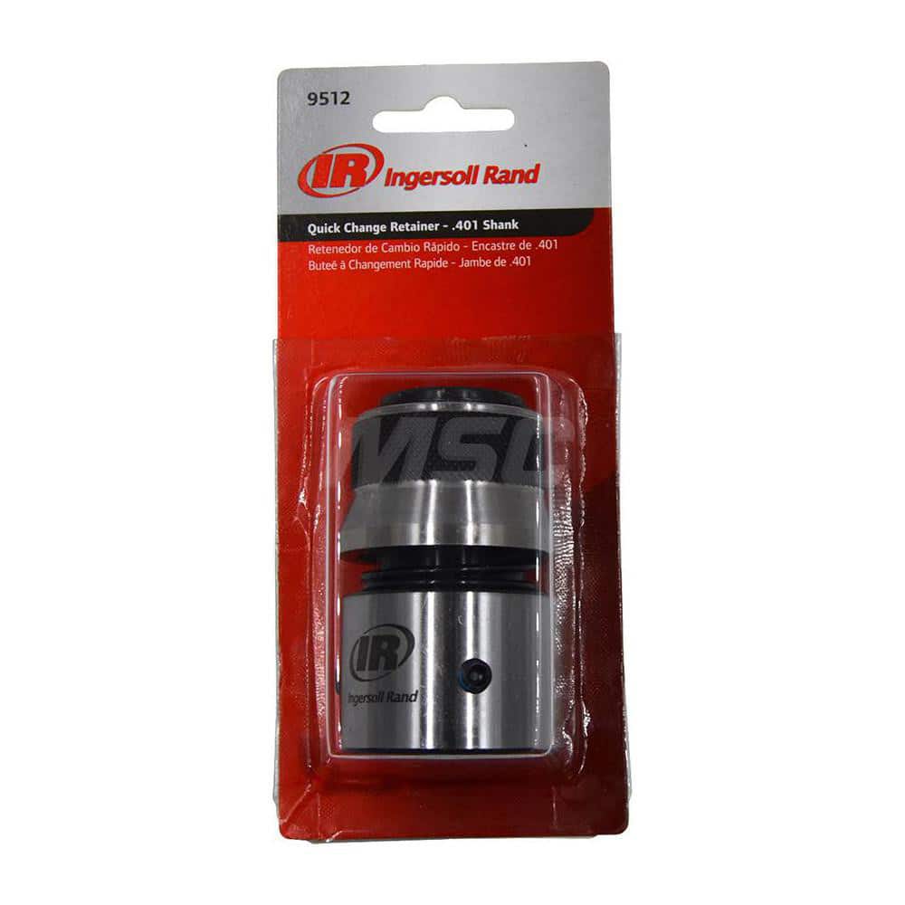 Ingersoll Rand 9512 Hammer, Chipper & Scaler Accessories; Accessory Type: Quick Change Retainer ; For Use With: Ingersoll Rand 121, 132 Air Hammer ; Material: Aluminum ; Contents: Quick Change Retainer 