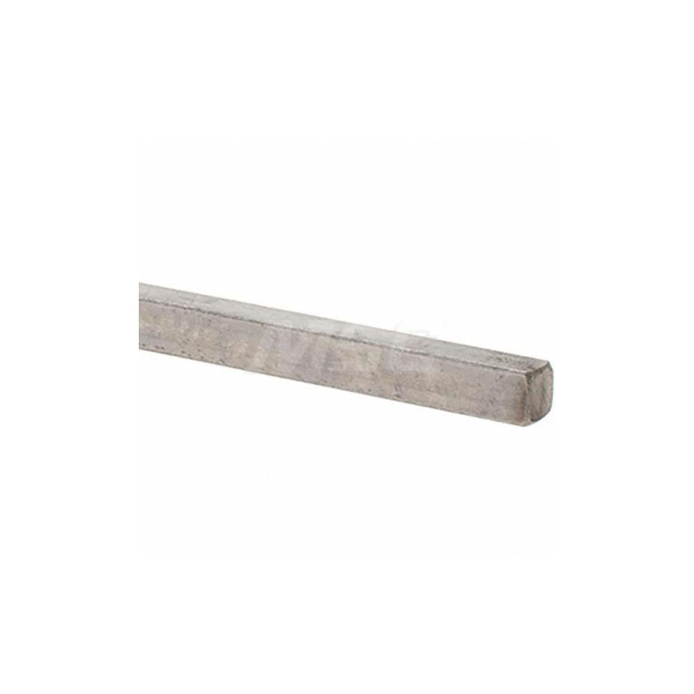 Value Collection Undersized Key Stock 1/4" High, 1/4" Wide, 12" Long, 188 Stainless Steel