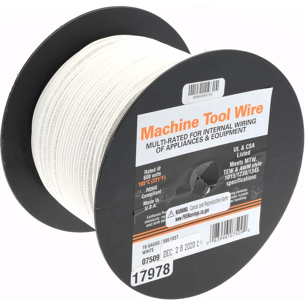 18 AWG, 500' Long, Building Wire