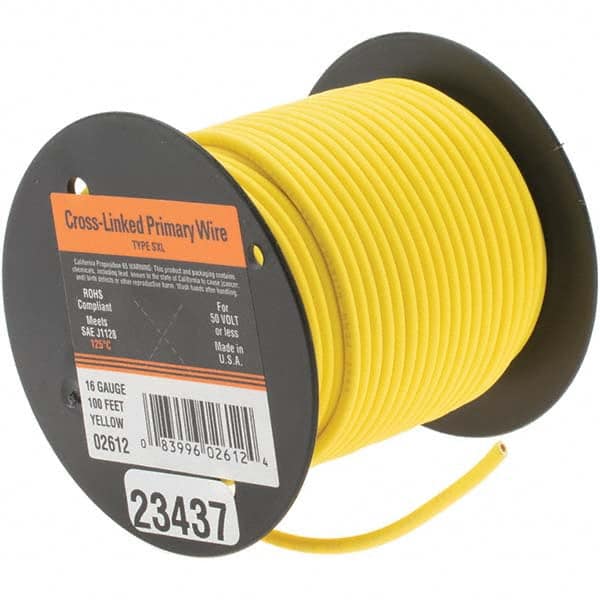 16 AWG, 100' OAL, Hook Up Wire