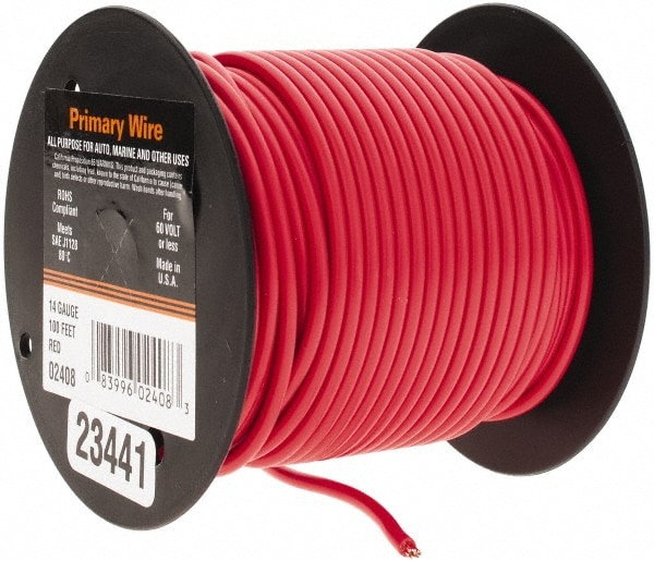 EastPenn - 18 AWG, 100' OAL, Hook Up Wire - 61440053 - MSC