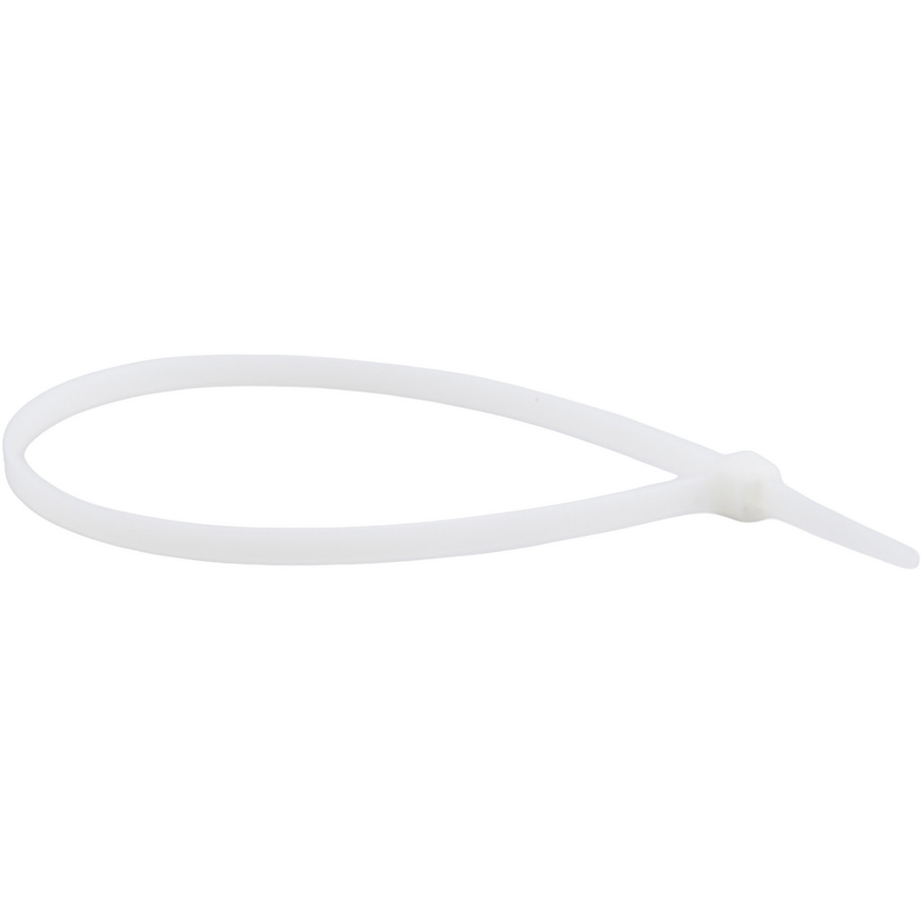 PRO-SOURCE Cable Tie: 11" Long, Natural, Nylon, Standard - 50 lb Tensile Strength, 84.00 mm Bundle Dia | 50-Pack | 50-Pack | Part #TSL-300-S-IT-PRO