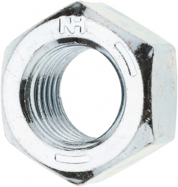 Value Collection - Hex Nut: 7/16-20, SAE J995 Grade 5 Steel, Zinc