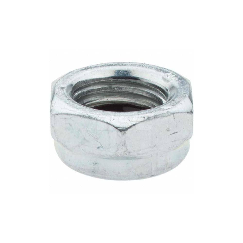 Value Collection - Hex Lock Nut: Insert, Nylon Insert, 7/16-20, Grade 2  Steel, Zinc-Plated - 61433058 - MSC Industrial Supply