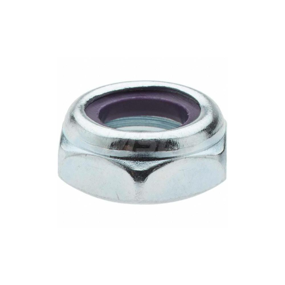 Value Collection Hex Jam Lock Nut Insert, Nylon Insert, 1/213