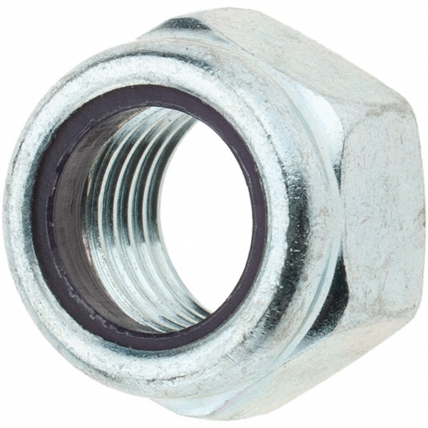 Value Collection - Hex Lock Nut: Insert, Nylon Insert, 7/16-20