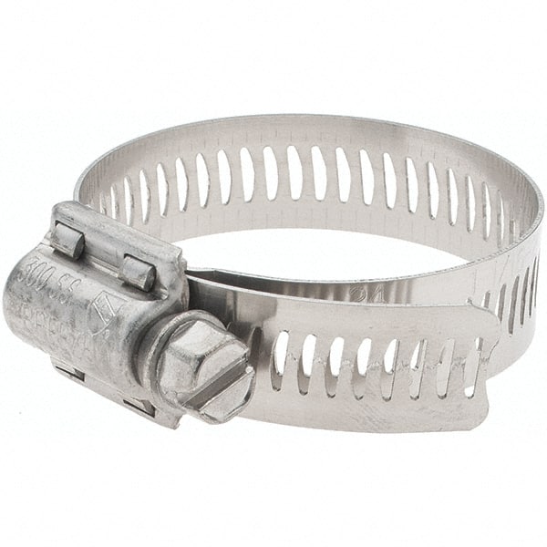 Hose Clamp Worm Gear Stainless Steel # 24 Size  1-1//16/'/' to 2/'/' Clamp Range