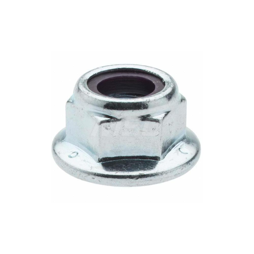 Value Collection Hex Flange Lock Nut Insert, Nylon Insert, 3/816