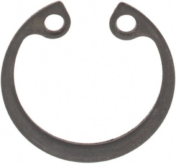 19mm Bore Diam, Spring Steel Metric Internal Snap Retaining Ring