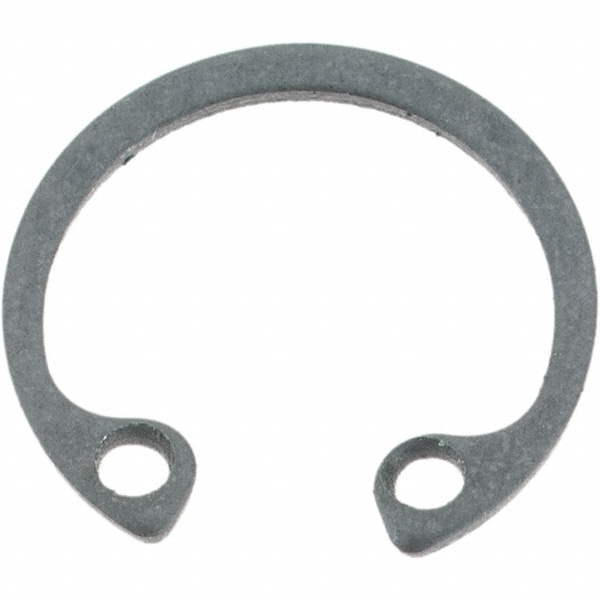 3/8" Bore Diam, Spring Steel Internal Snap Retaining Ring