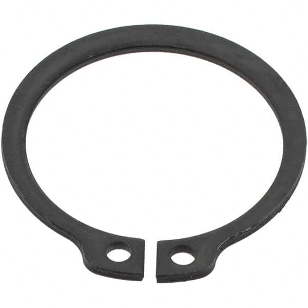 External Snap Retaining Ring: 30.3 mm Groove Dia, 32 mm Shaft Dia, Spring Steel