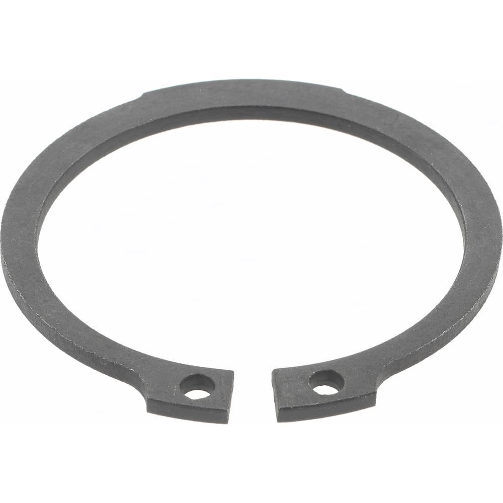 External Retaining Ring: 39.5 mm Groove Dia, 42 mm Shaft Dia, Spring Steel