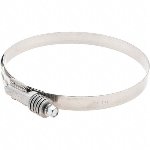 Worm Gear Clamp: SAE 612, 5-1/4 to 6-1/8" Dia