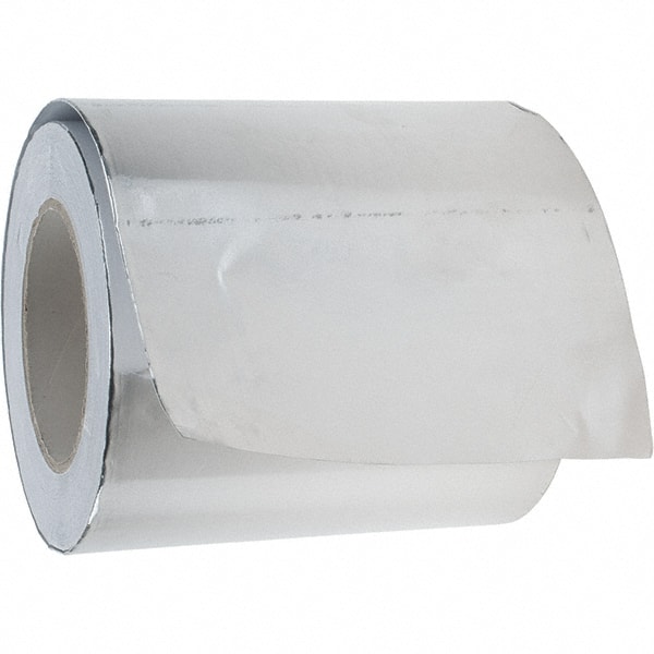 Aluminum Foil Tape: 50 yd Long, 6 Wide, 3 mil Thick