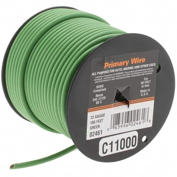 12 AWG, 100' OAL, Hook Up Wire