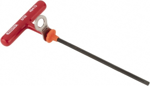 PROTO J46410-TT Hex Key: Tethered T-Handle Cushion Grip Arm Image