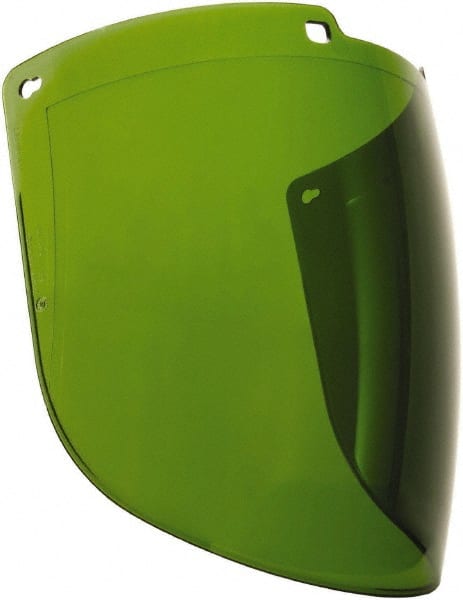 Face Shield Windows & Screens: Welding Lens, Green, 3, 9" High, 0.086" Thick