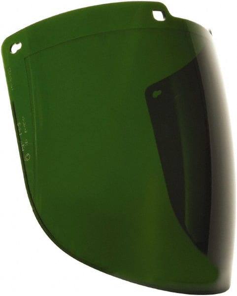 Face Shield Windows & Screens: Welding Lens, Green, 5, 9" High, 0.086" Thick