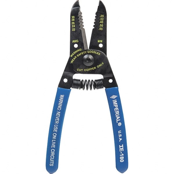 Imperial IE-180 Wire Stripper: 30 AWG to 22 AWG Max Capacity 