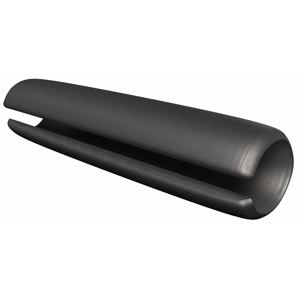 Slotted Spring Pin: 0.1563" Dia, 3/8" Long, 1070-1090 Alloy Steel