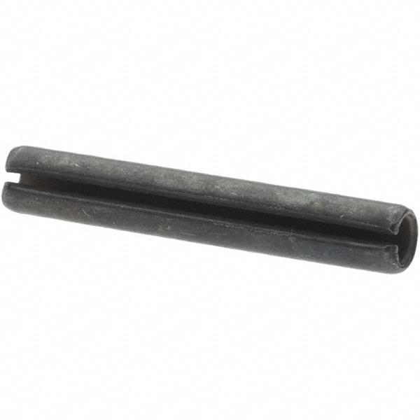 Slotted Spring Pin: 0.1563" Dia, 1" Long, 1070-1090 Alloy Steel