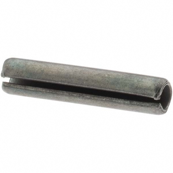 Slotted Spring Pin: 0.1563" Dia, 3/4" Long, 1070-1090 Alloy Steel