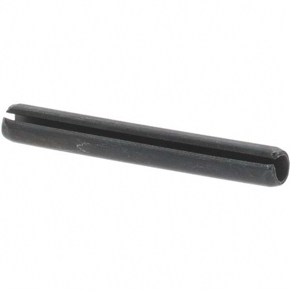 Slotted Spring Pin: 0.0938" Dia, 3/4" Long, 1070-1090 Alloy Steel