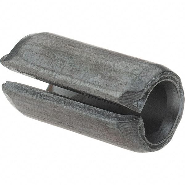 Slotted Spring Pin: 0.375" Dia, 3/4" Long, 1070-1090 Alloy Steel