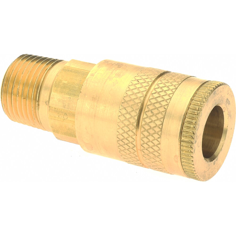 Parker - 3/8-18 Male NPT Industrial Pneumatic Hose Coupler - 61484556 ...