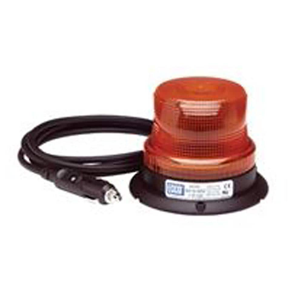 Strobe Light: Amber, Magnetic Mount, 12 to 80V