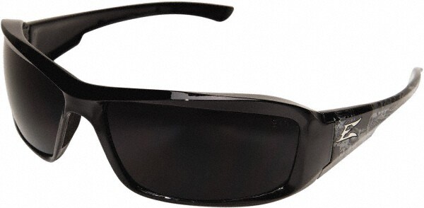 Safety Glass: Scratch-Resistant, Polycarbonate, Smoke Lenses, Full-Framed, UV Protection