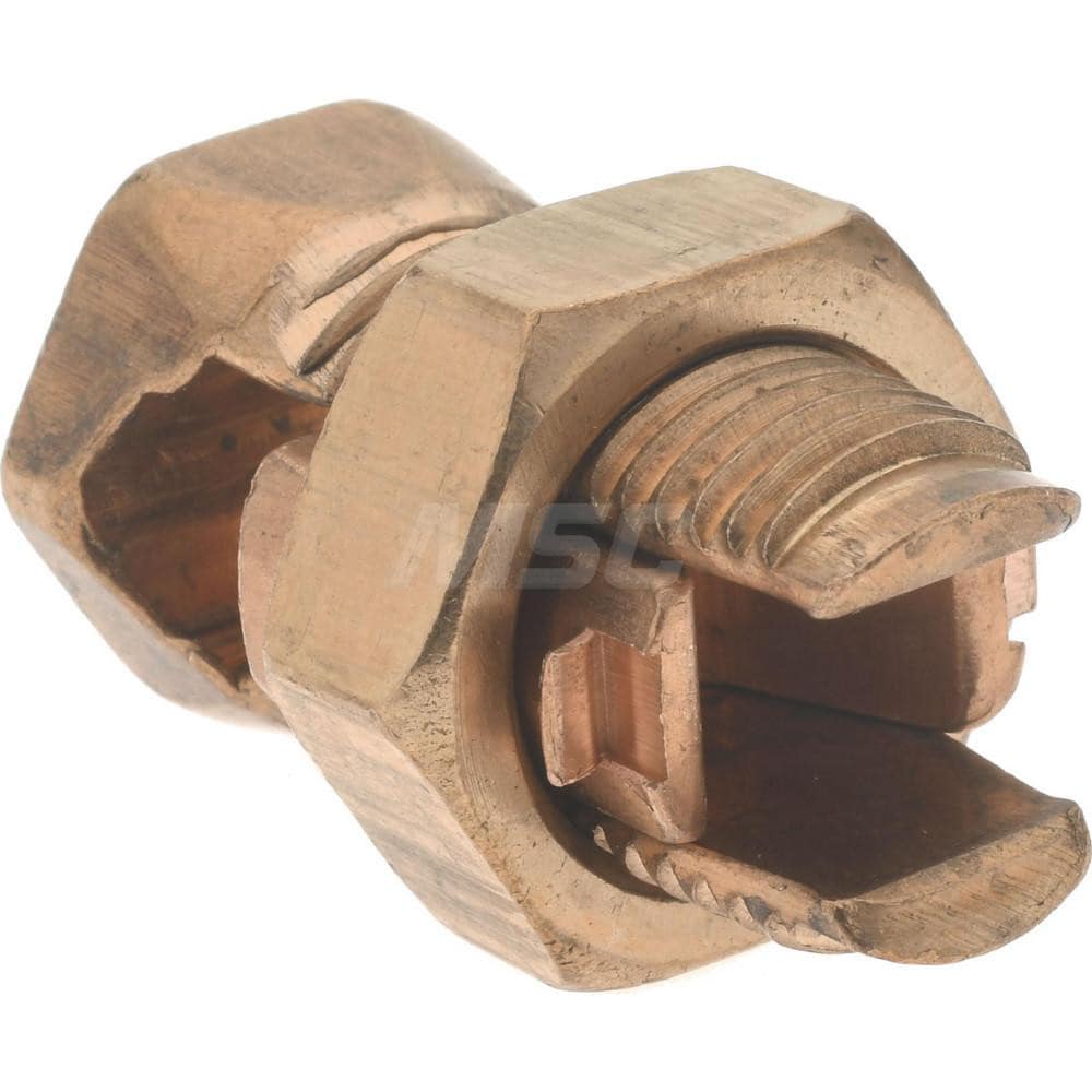 Made In Usa 6 To 2 Awg Copper Wire Compatible Copper Alloy Hex Split Bolt Connector Msc 7328