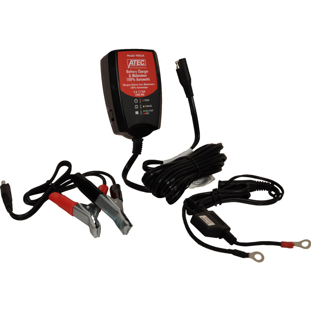 Automotive Battery Accessories: Type: Battery Maintainer/Charger; For Use With: 6/12 Volt Batteries. Safe for Lead Acid Type Batteries (SLA, AGM, EFB & Gel)