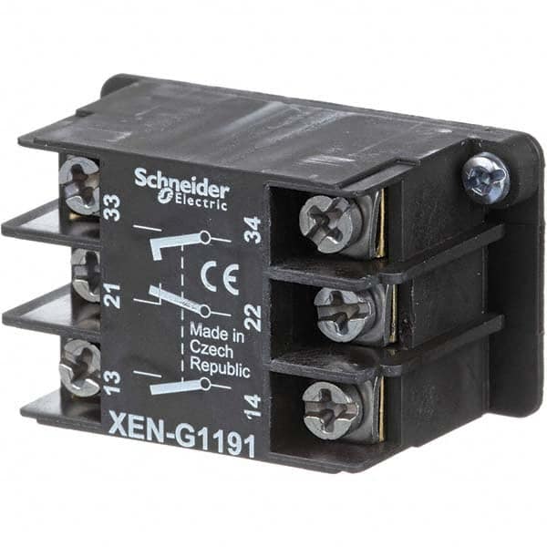 2NO/NC, 3 Amp, Electrical Switch Contact Block