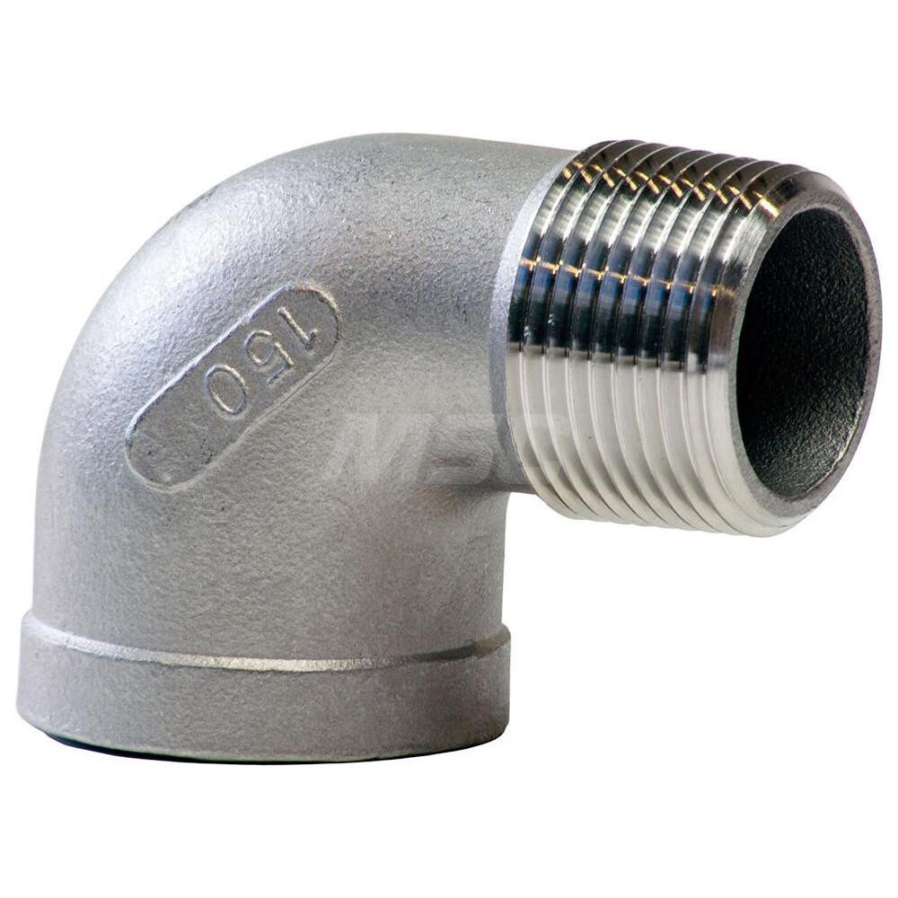 Merit Brass Pipe Street Elbow 12 Fitting 304 Stainless Steel Msc Industrial Supply Co