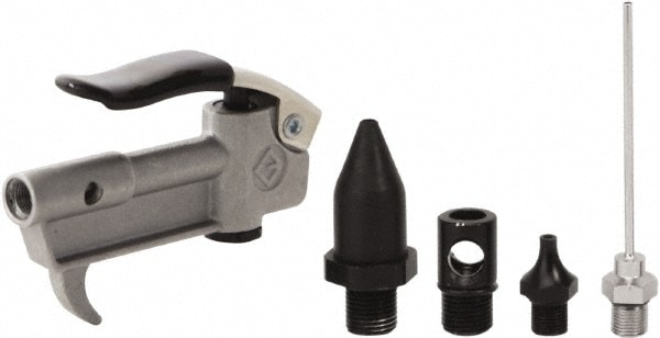 5 Piece Aluminum Body Air Gun Kit